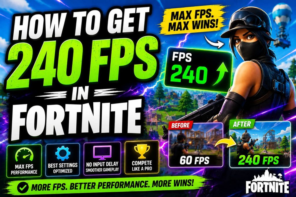 How to Get 240 FPS in Fortnite How to Get 240 FPS in Fortnite